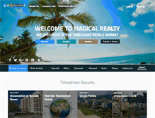 Tablet Screenshot of magicalrealty.com